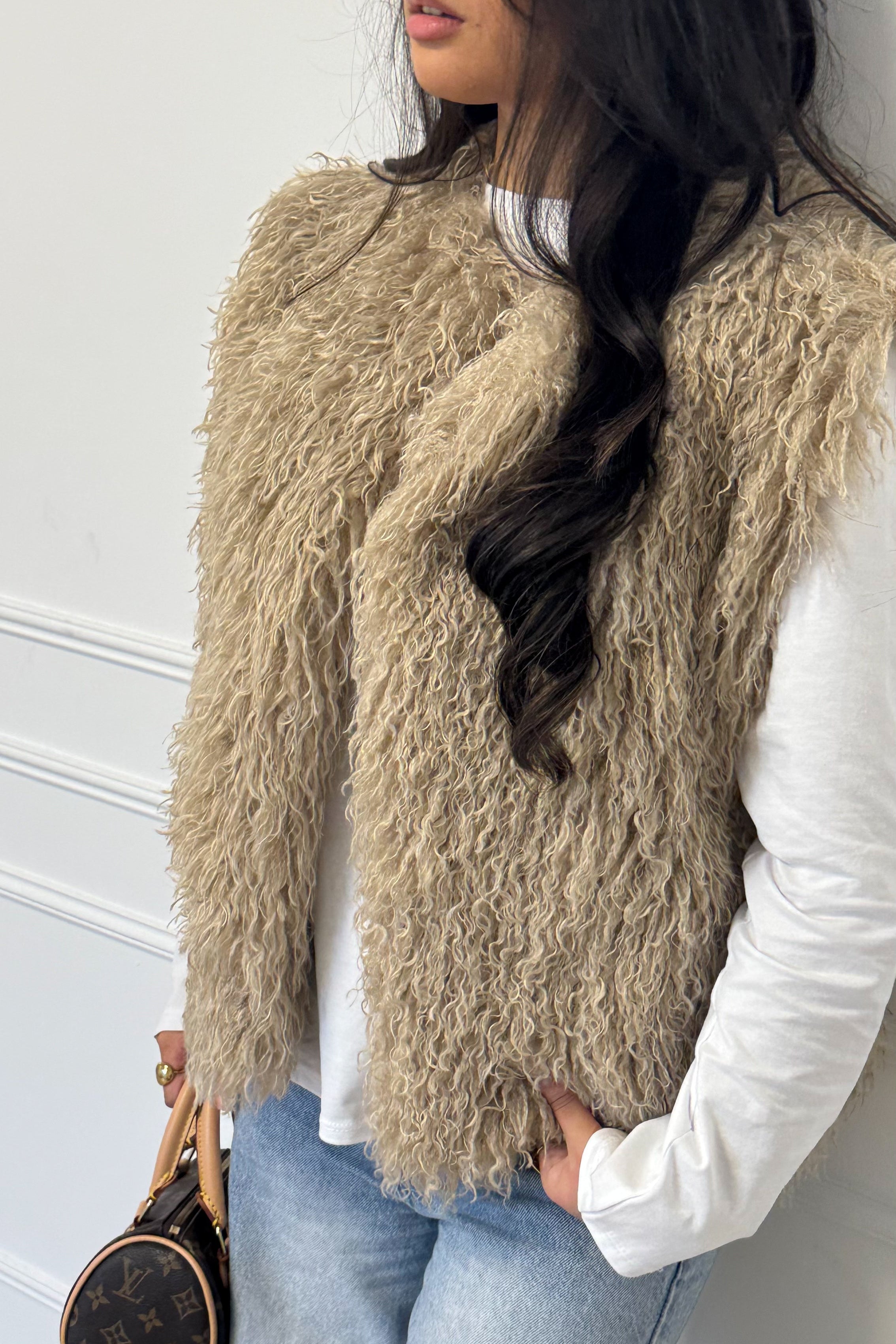 Gina gilet - Beige