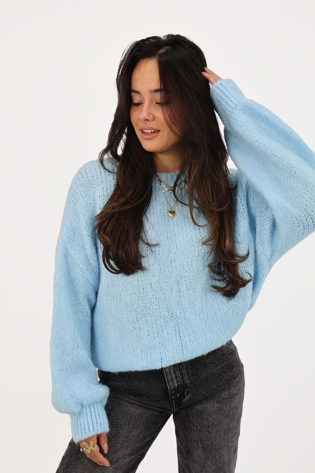 Get Comfy Knit Long - Blue