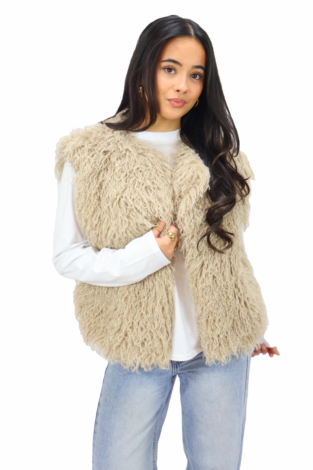 Gina gilet - Beige