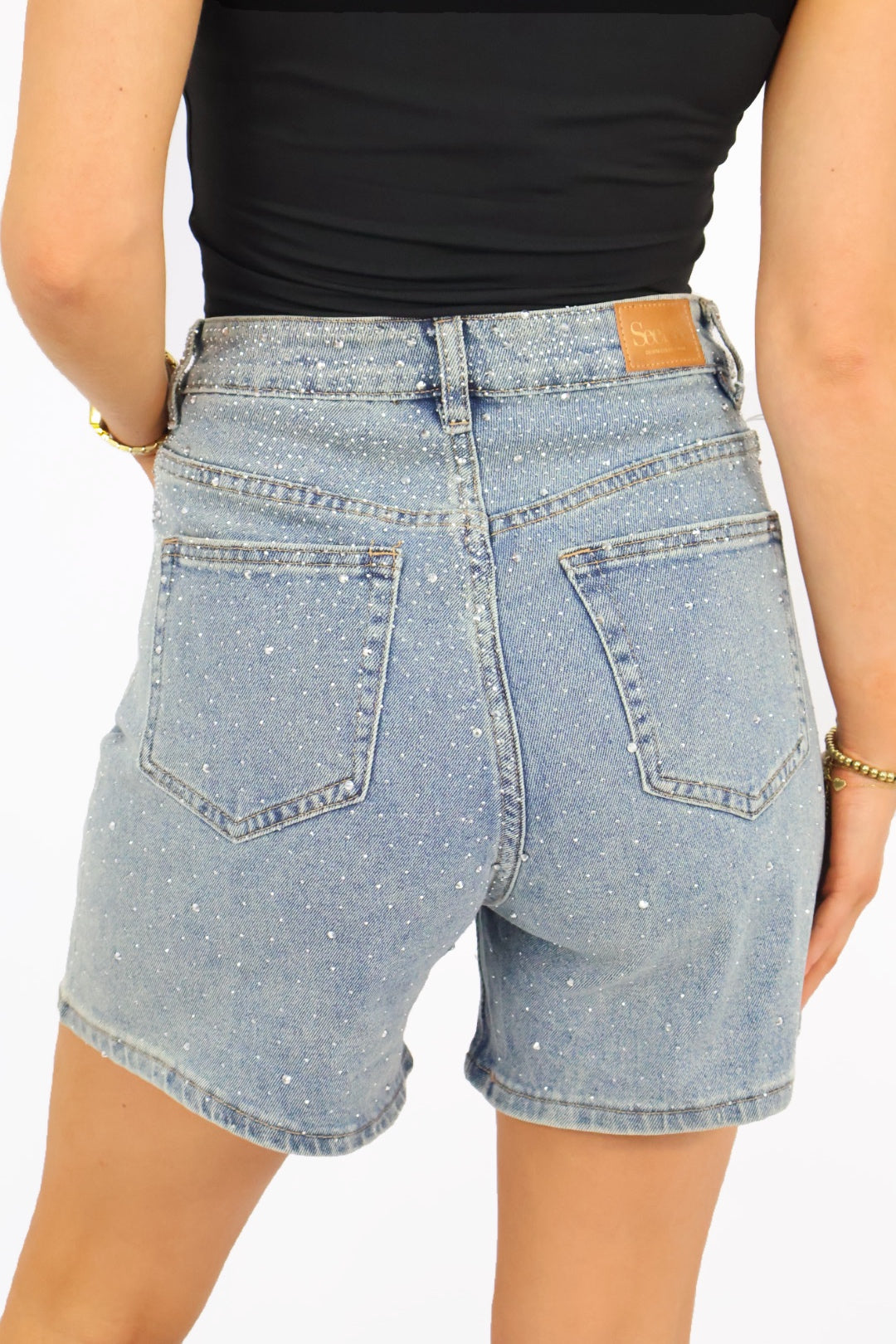 Rhinestone Short | A3007