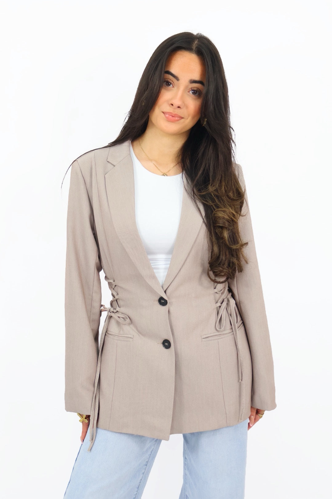 Ivy Blazer - Taupe