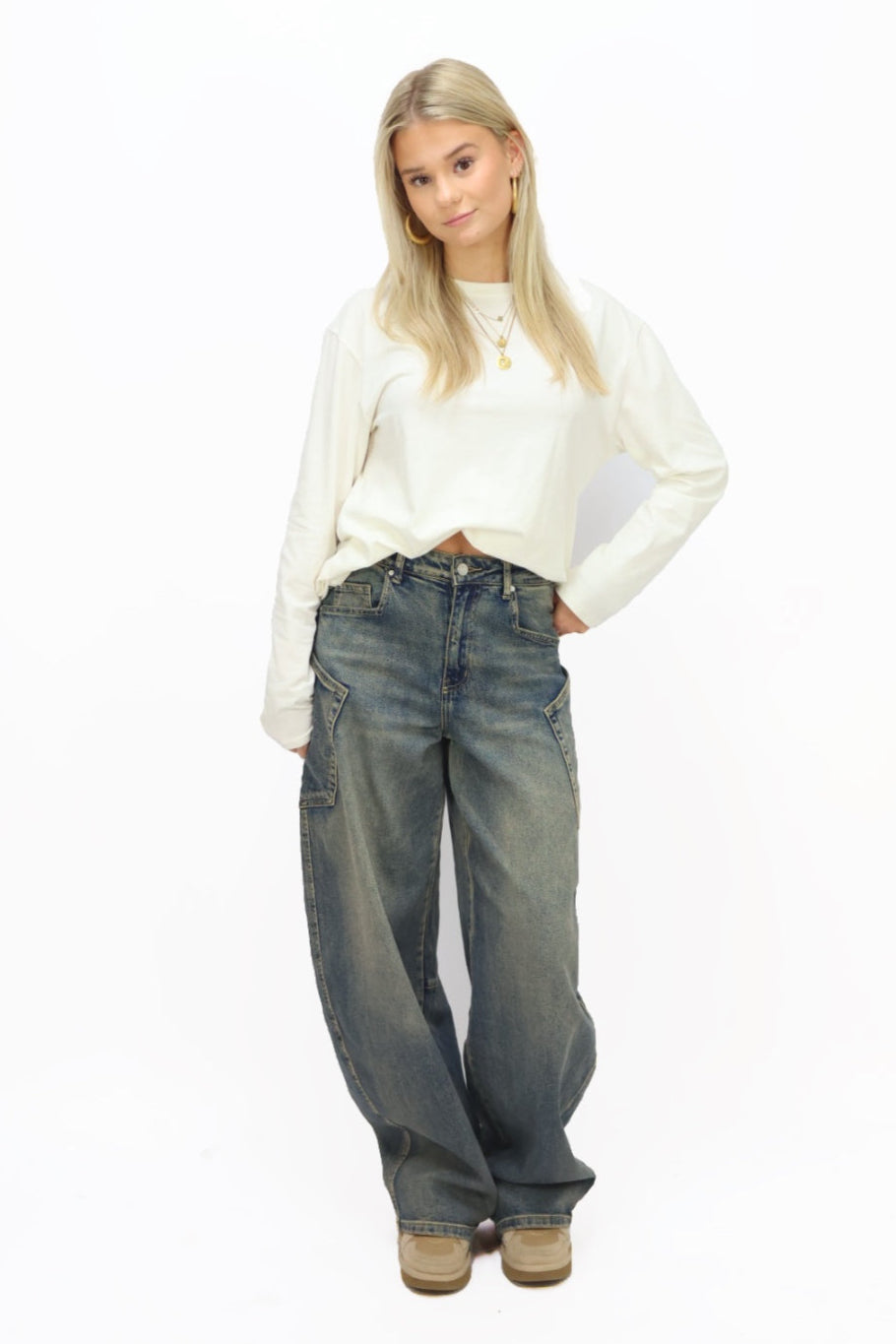 PRE ORDER | Skylar Balloon Jeans  - W3832-2