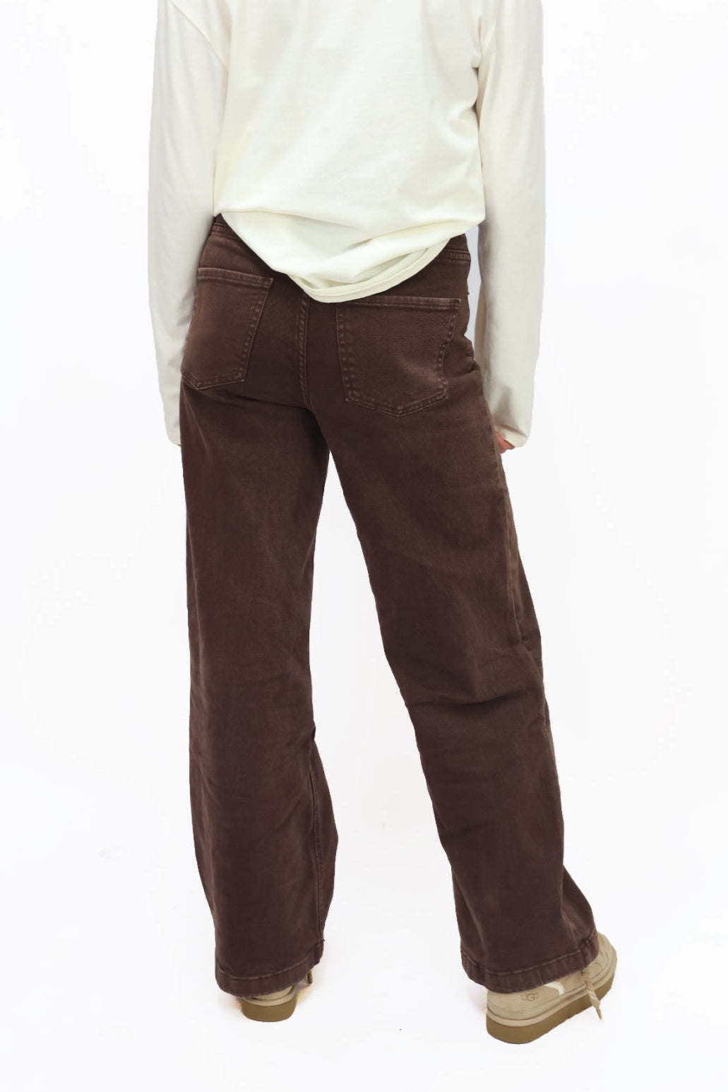 Floor Double Button Jeans | T6049-2
