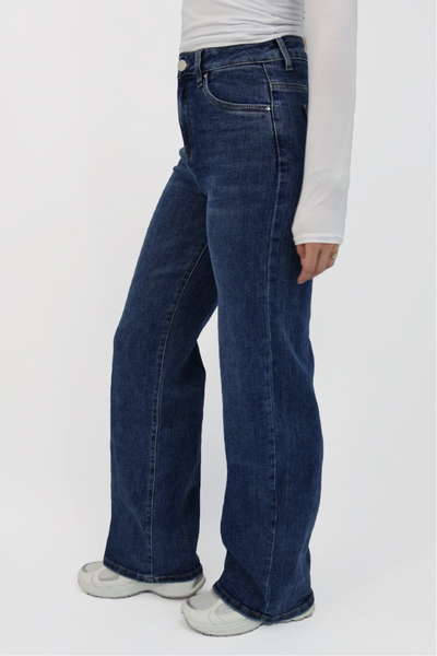 Pip Wide Leg Jeans - Dark Blue | DJ2560