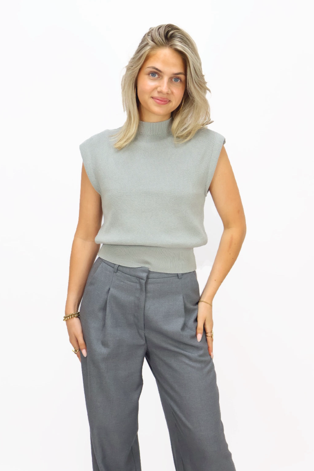 Katy top - Grey