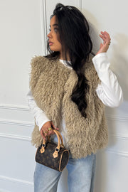Gina gilet - Beige