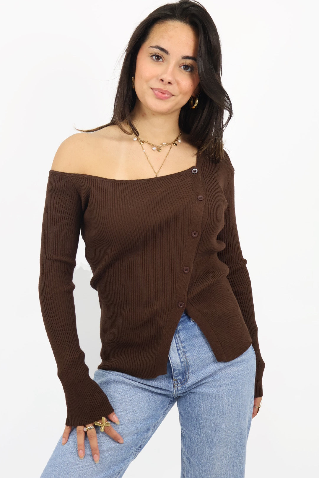 Senna Top - Chocolate Brown