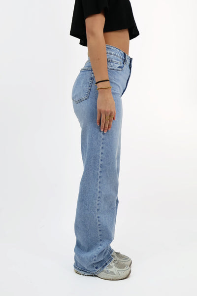 Laila Wide Leg Jeans - Light Blue | SW3376