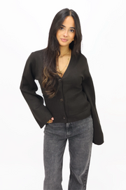 Sofie Cardigan - Deep Brown