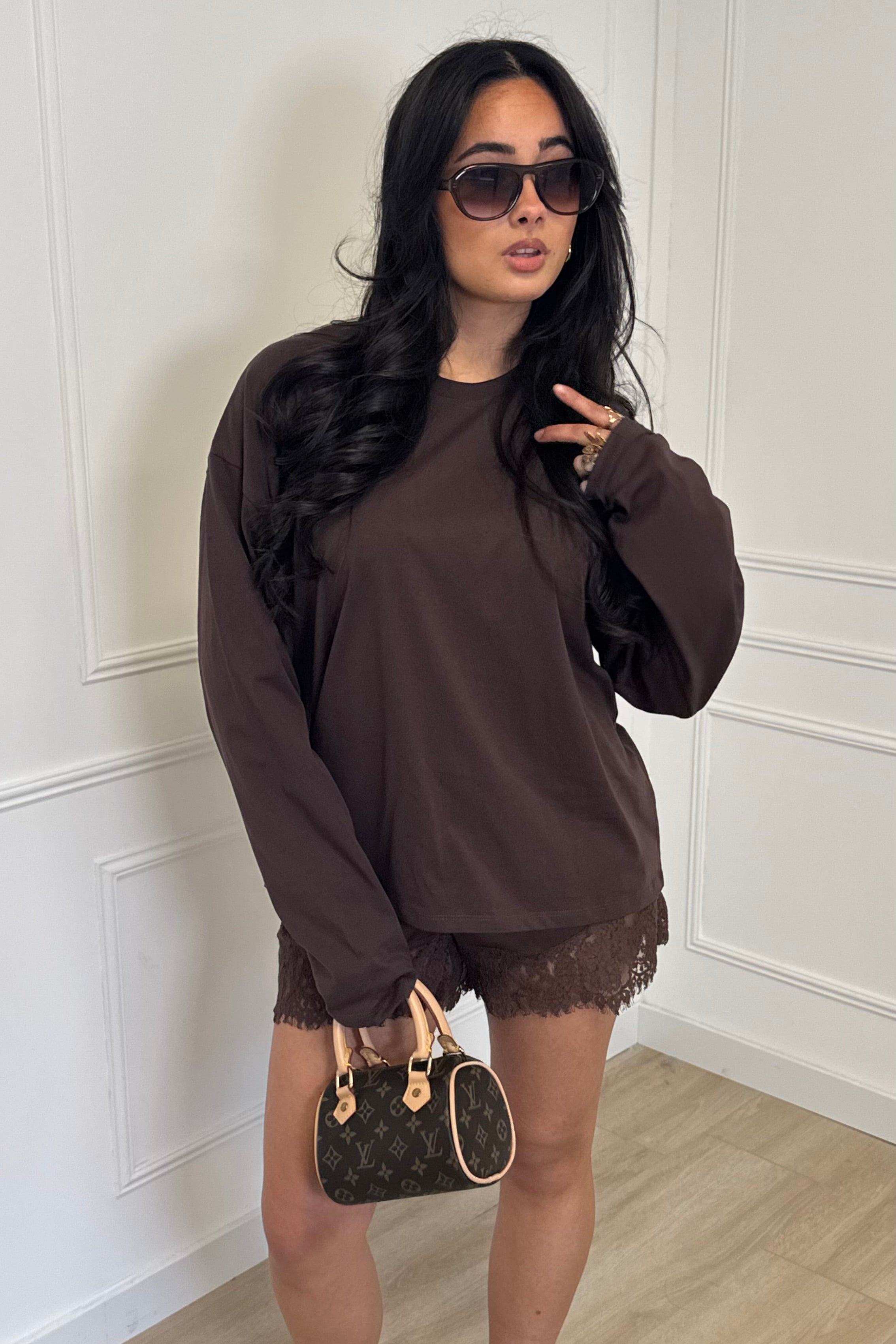 Salty Waves Longsleeve - Brown