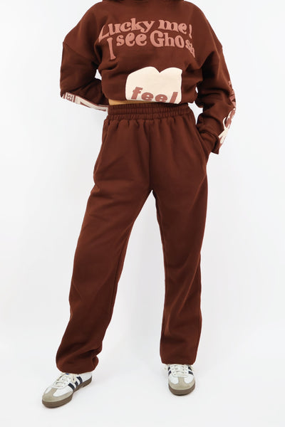 Lucky Me Jogger - Chocolate Brown