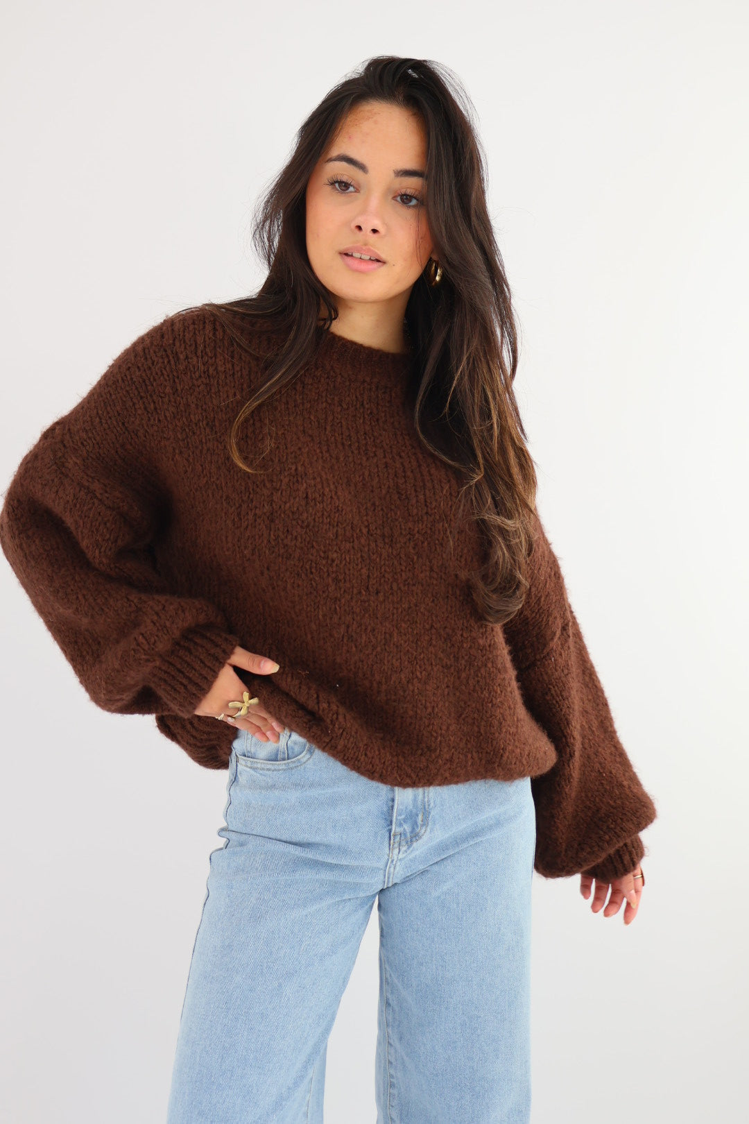 Get Comfy Knit - Chocolate Brown