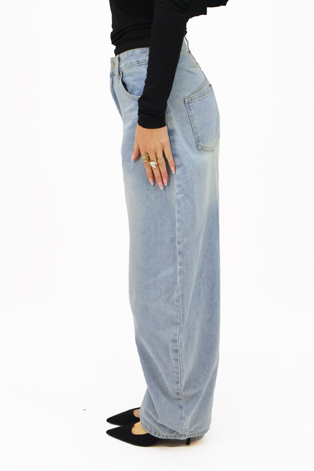 Luna balloon jeans - Blue