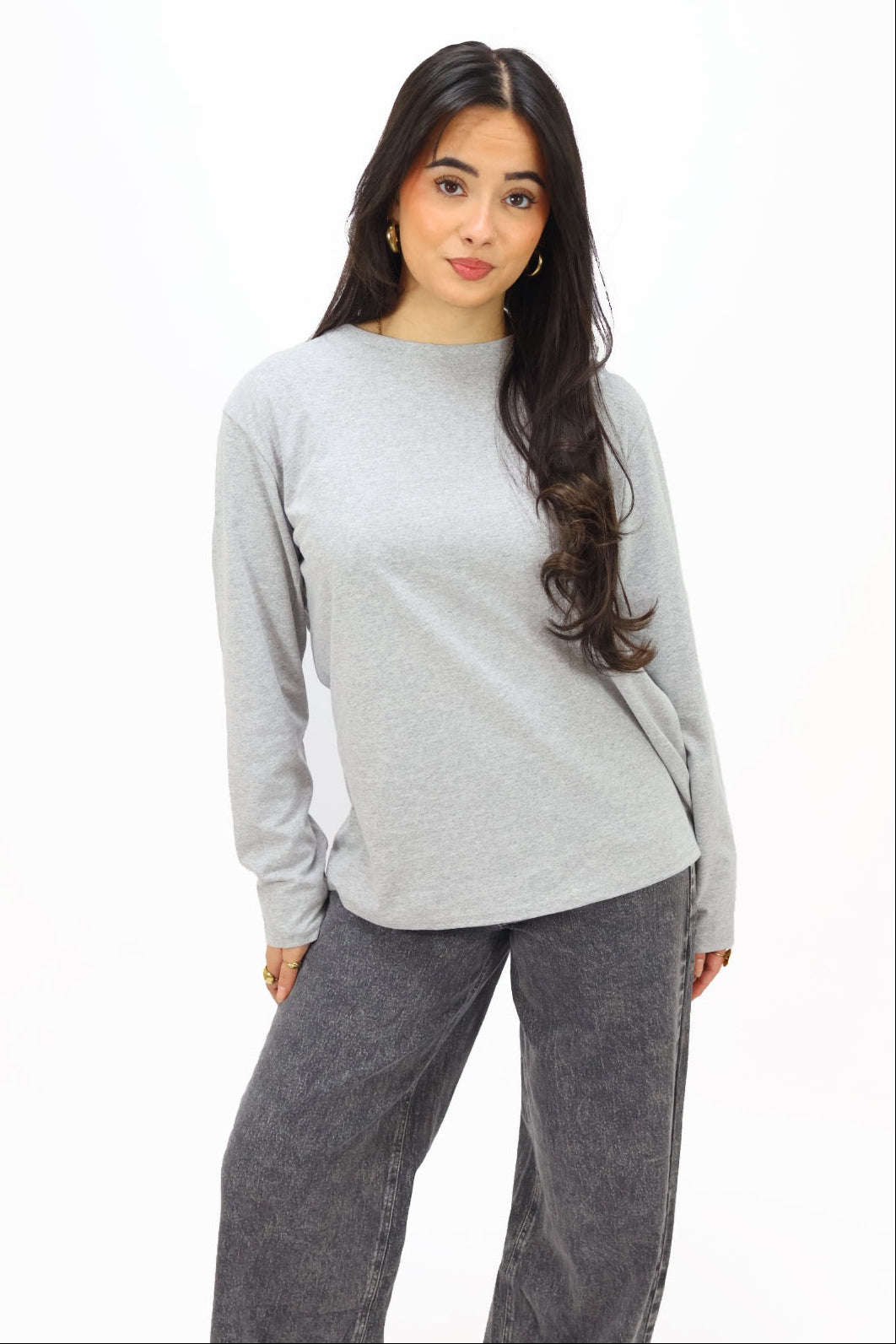 Basic Longsleeve - Light Grey