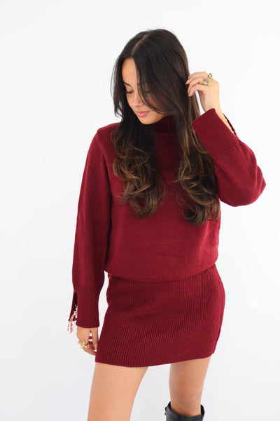 Bibi Skirt - Bordeaux