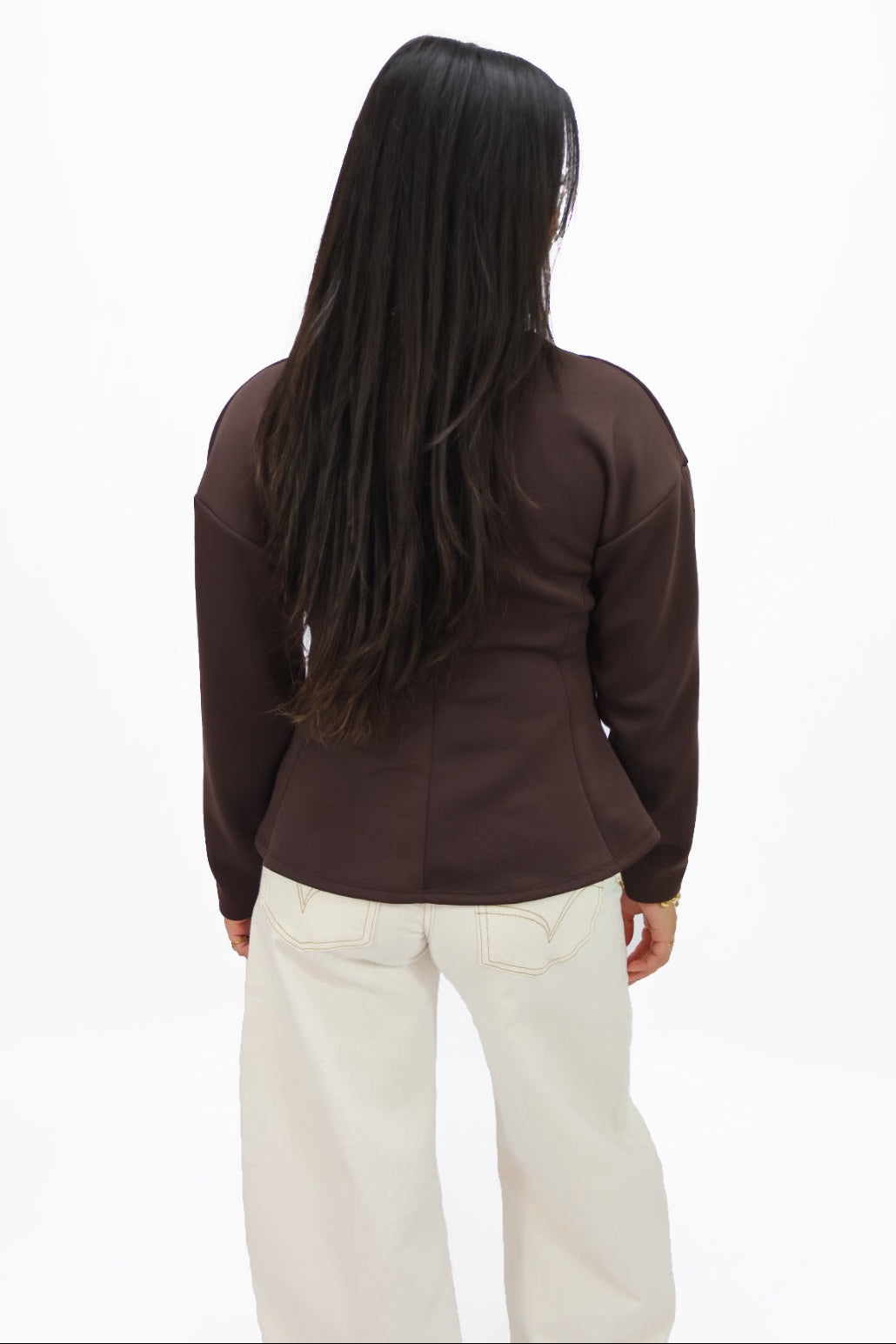Noortje top - Chocolate brown