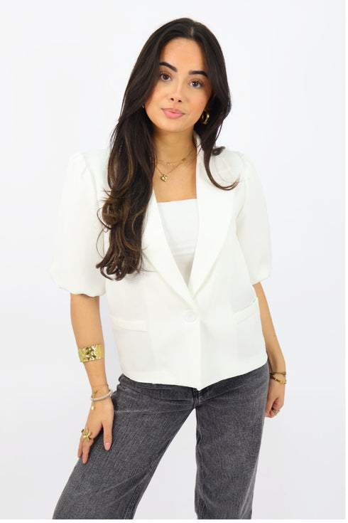 Puff blazer Lisa - White
