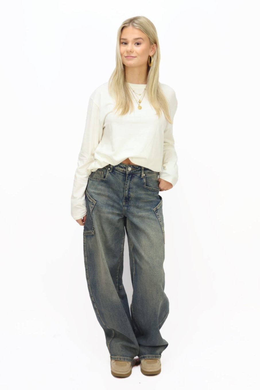PRE ORDER | Skylar Balloon Jeans  - W3832-2