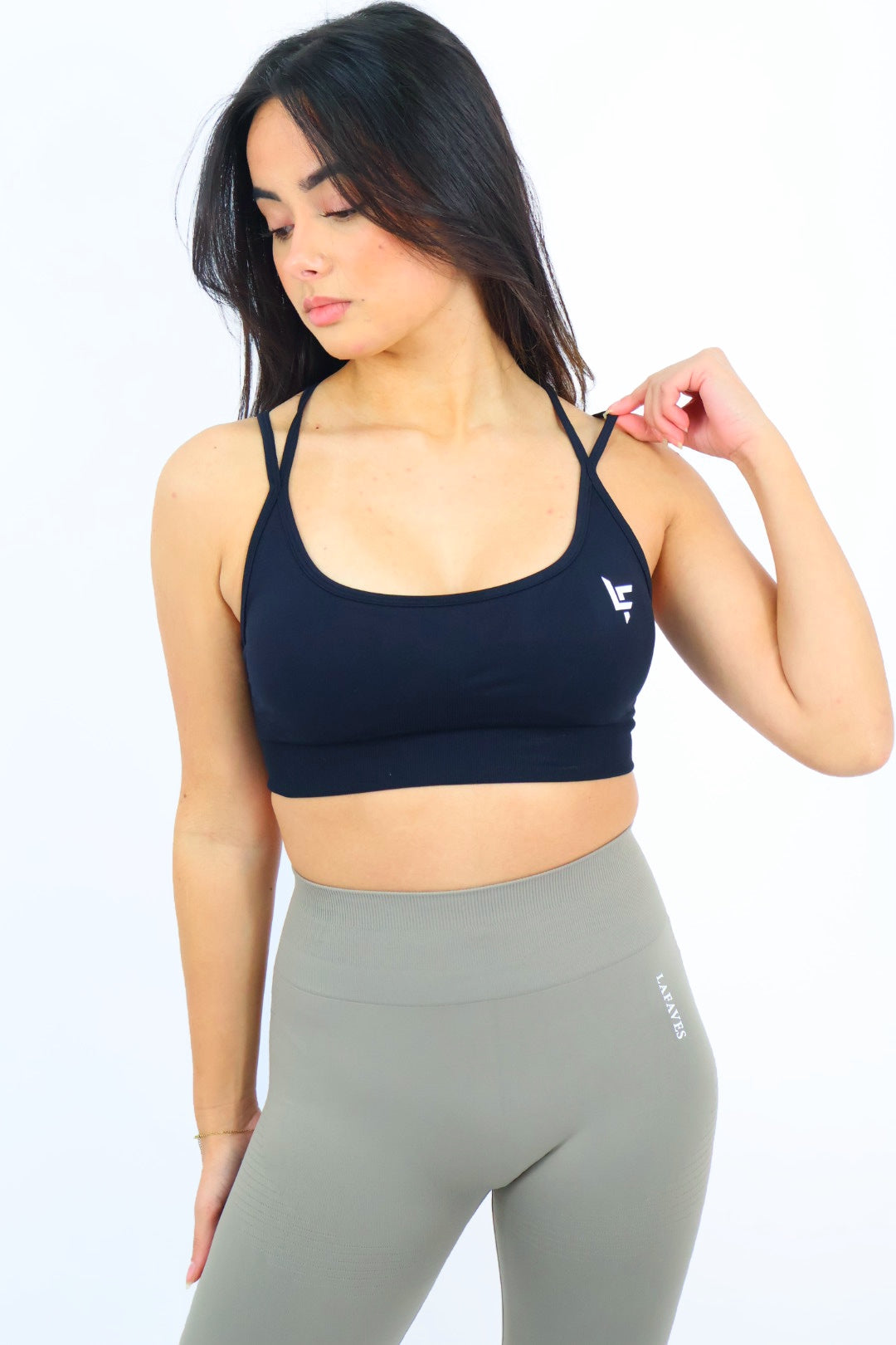 Midnight Black Sports Bra