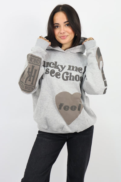 Lucky Me Hoodie - Grey