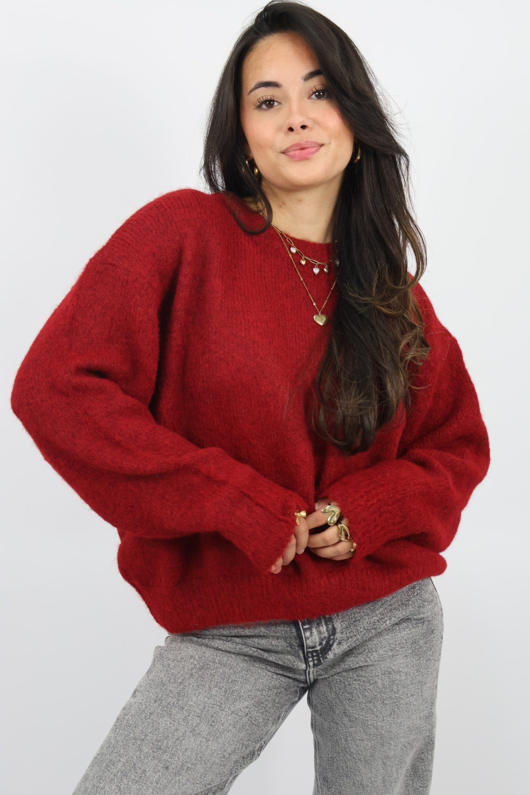 Bobbie Sweater - Burgundy