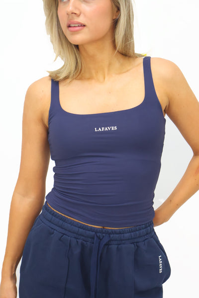 Lafaves Top - Navy