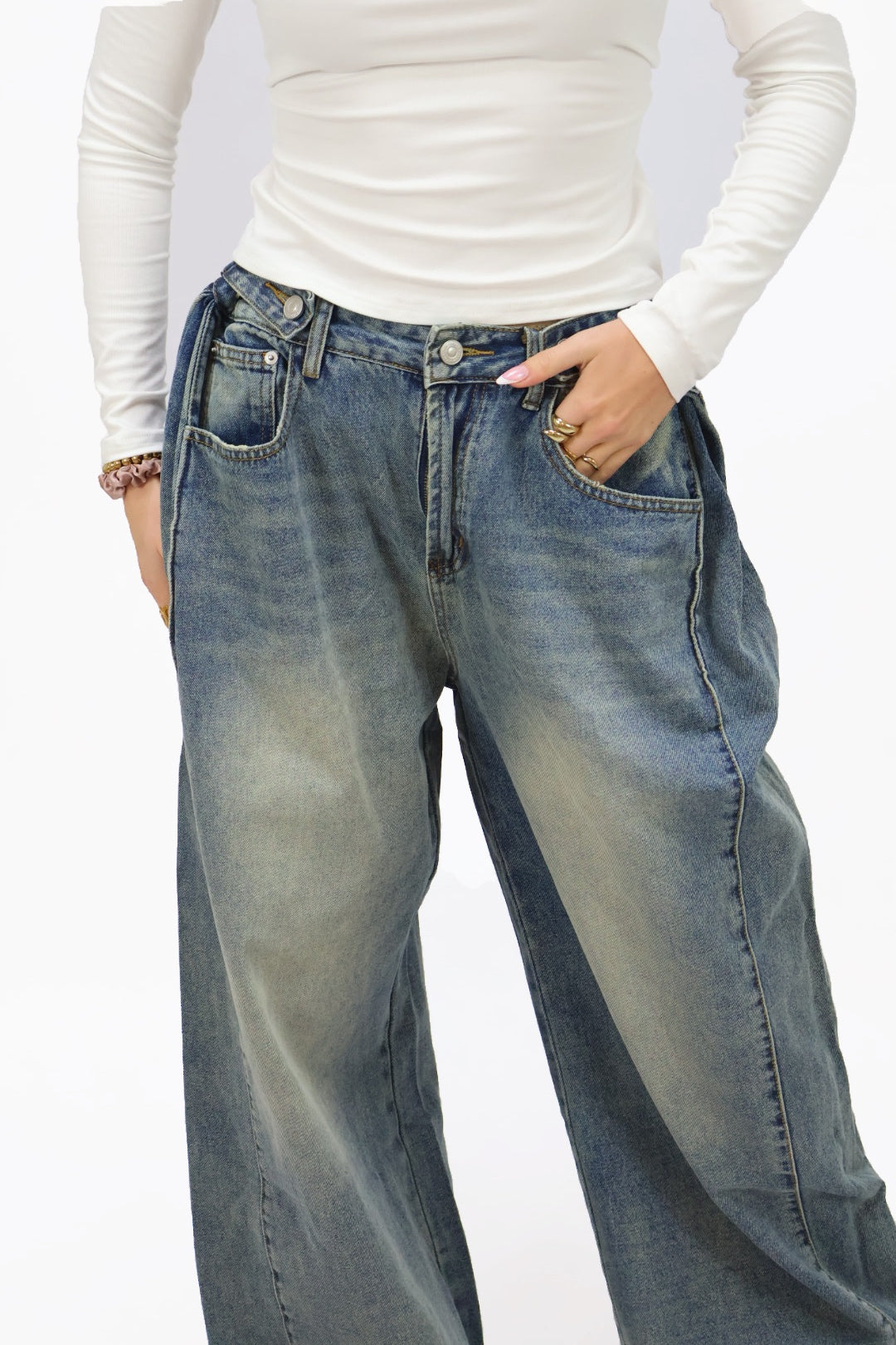 Jordan Wide Leg Jeans