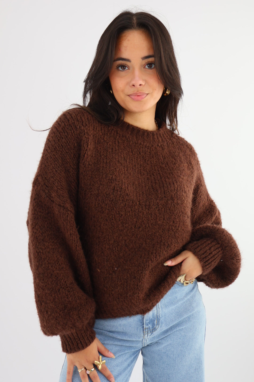 Get Comfy Knit - Chocolate Brown