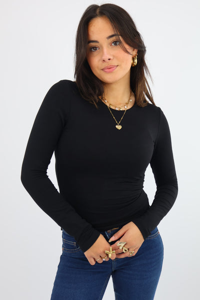 Leah top - Black