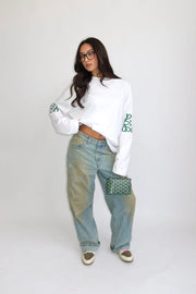The monogram Longsleeve - White