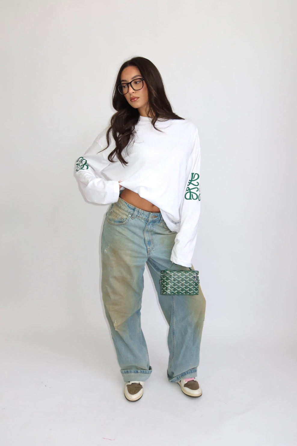 The monogram Longsleeve - White