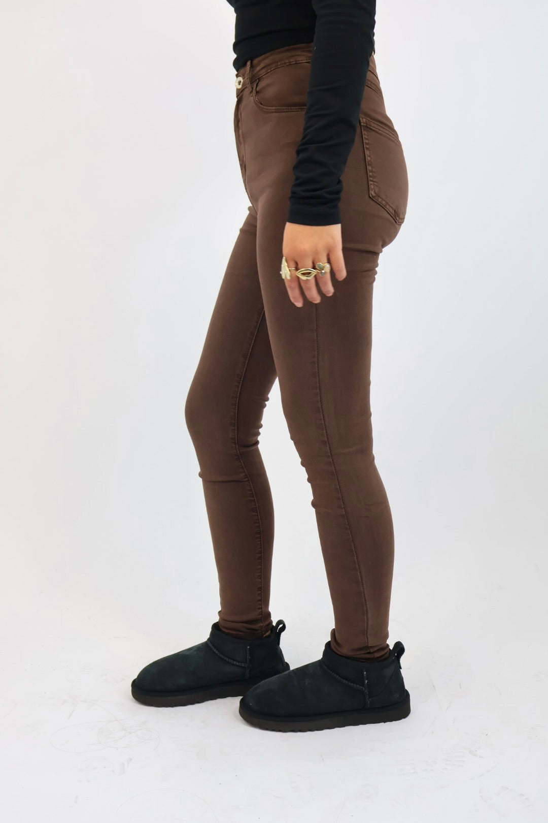 Pip Skinny Jeans - Brown | Q552-34