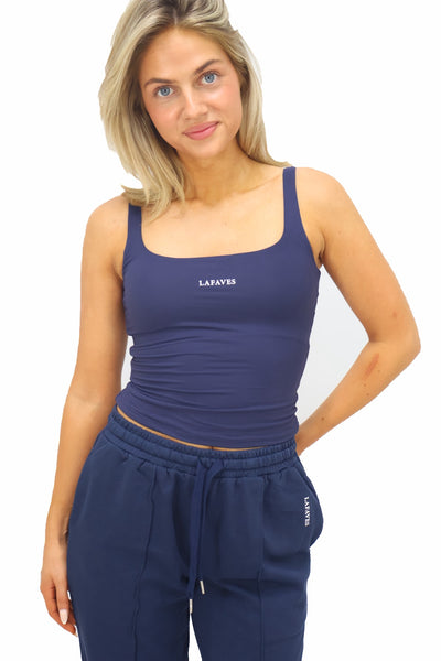 Lafaves Top - Navy