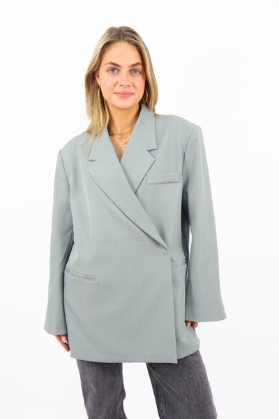 Olivia Oversized Blazer - Grey