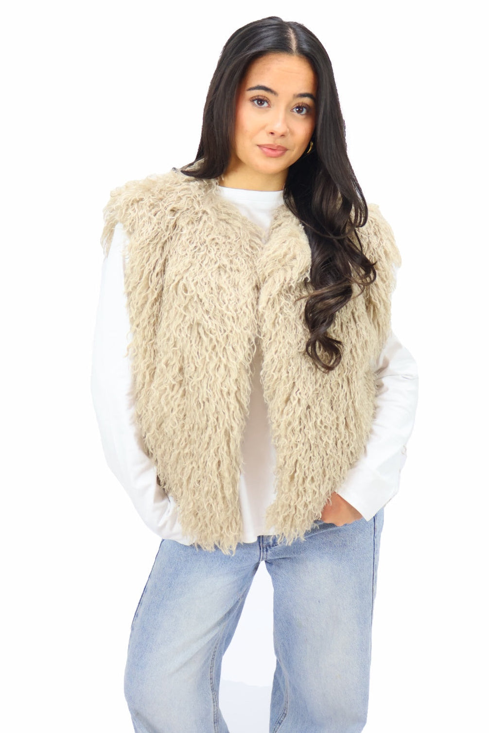 Gina gilet - Beige