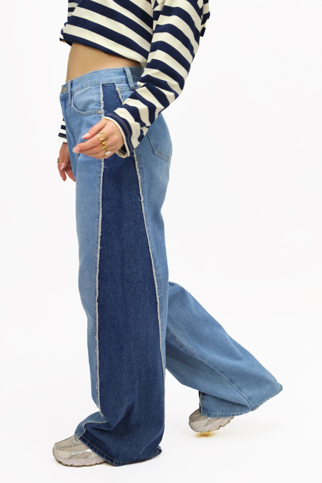 Alix wide leg Jeans - Blue