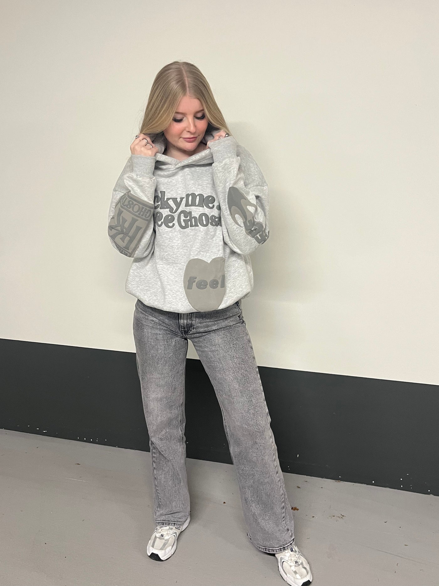 Lucky Me Hoodie - Grey