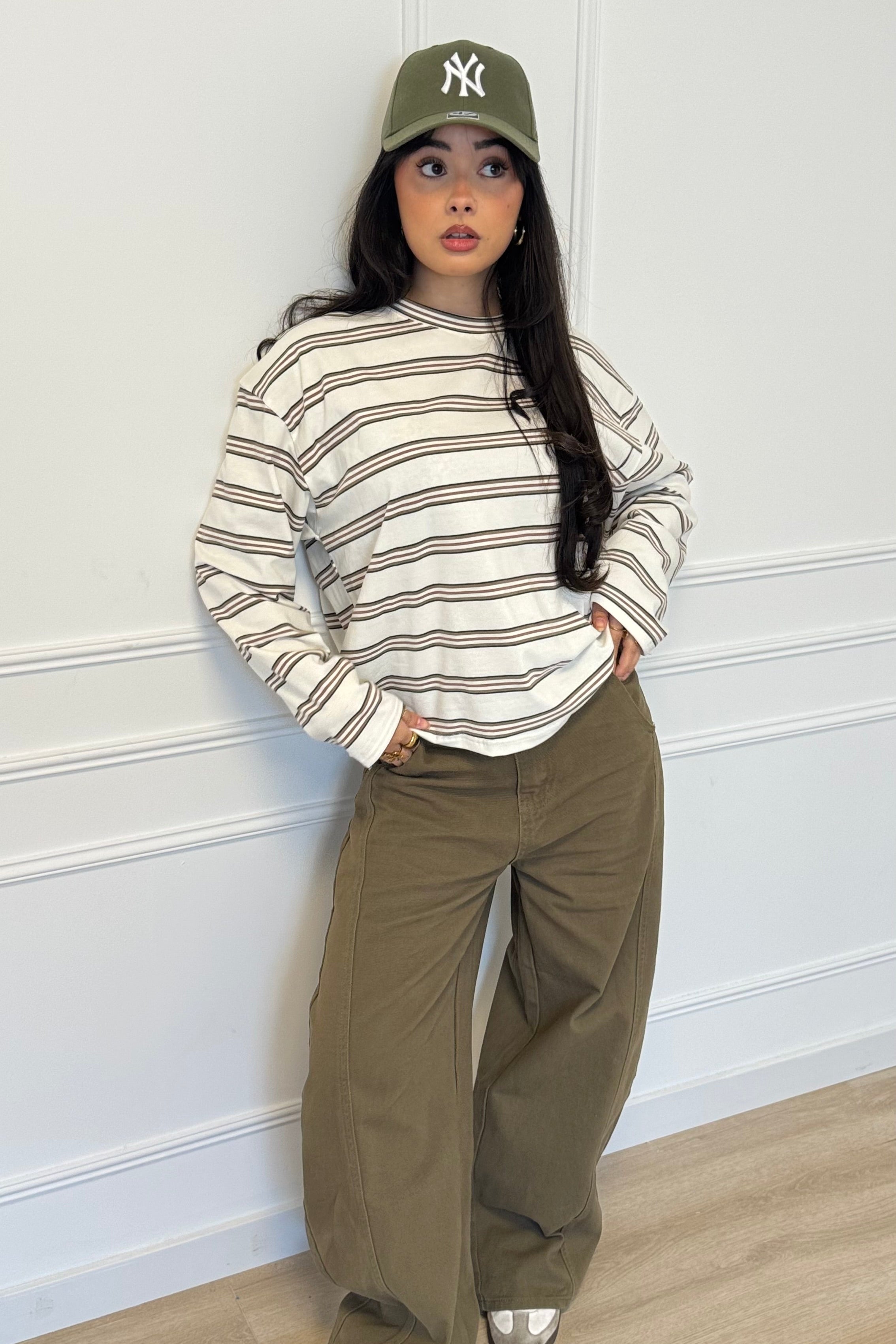 Cassie longsleeve - Creme