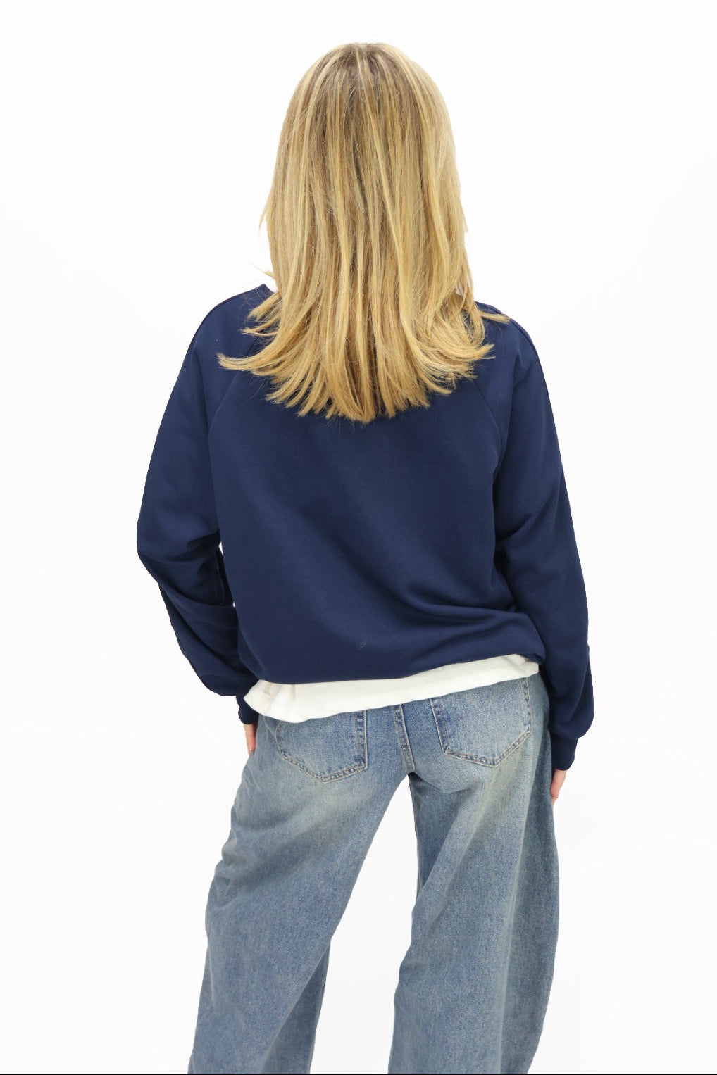 90 sweater - Navy/Pink