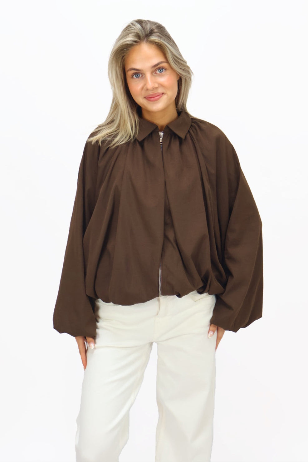 Maud Jacket - Brown | Ambika