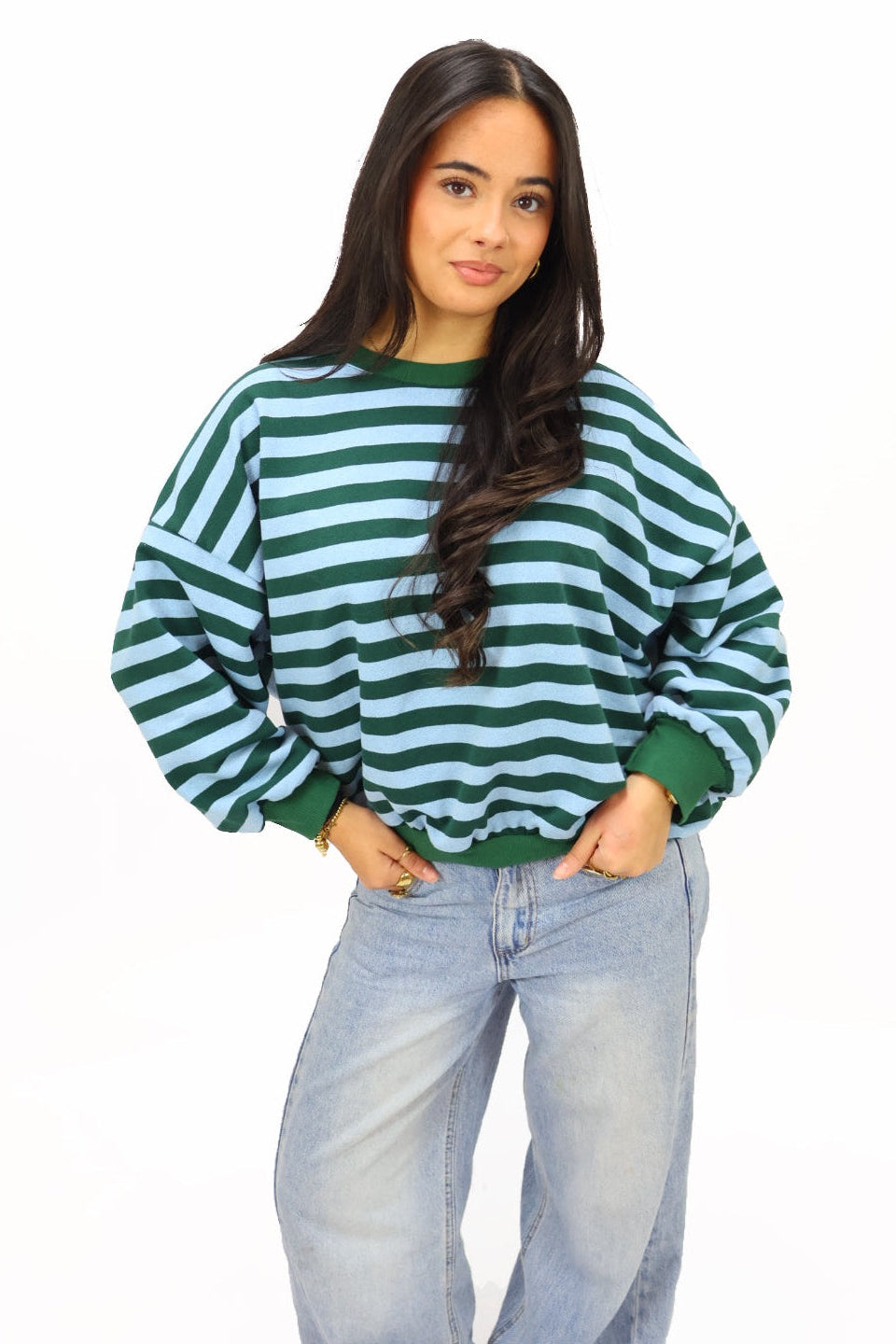 Nora sweater - Blue/green