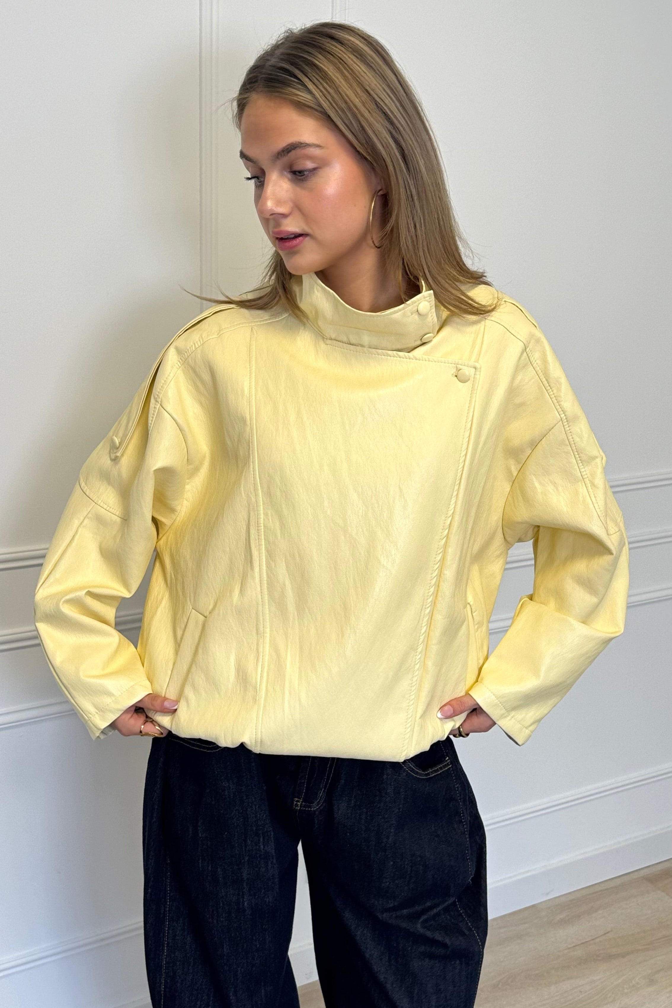 Hazel Jacket - Butter Yellow