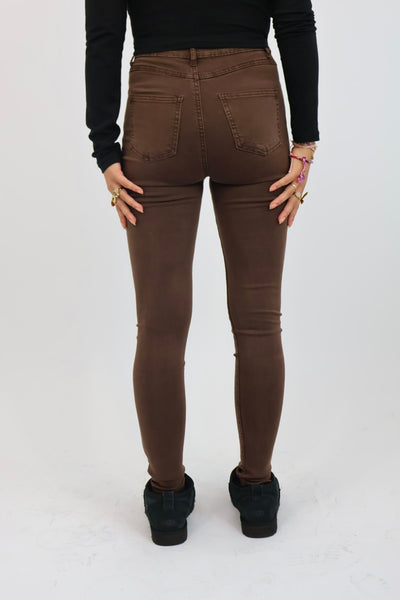 Pip Skinny Jeans - Brown | Q552-34