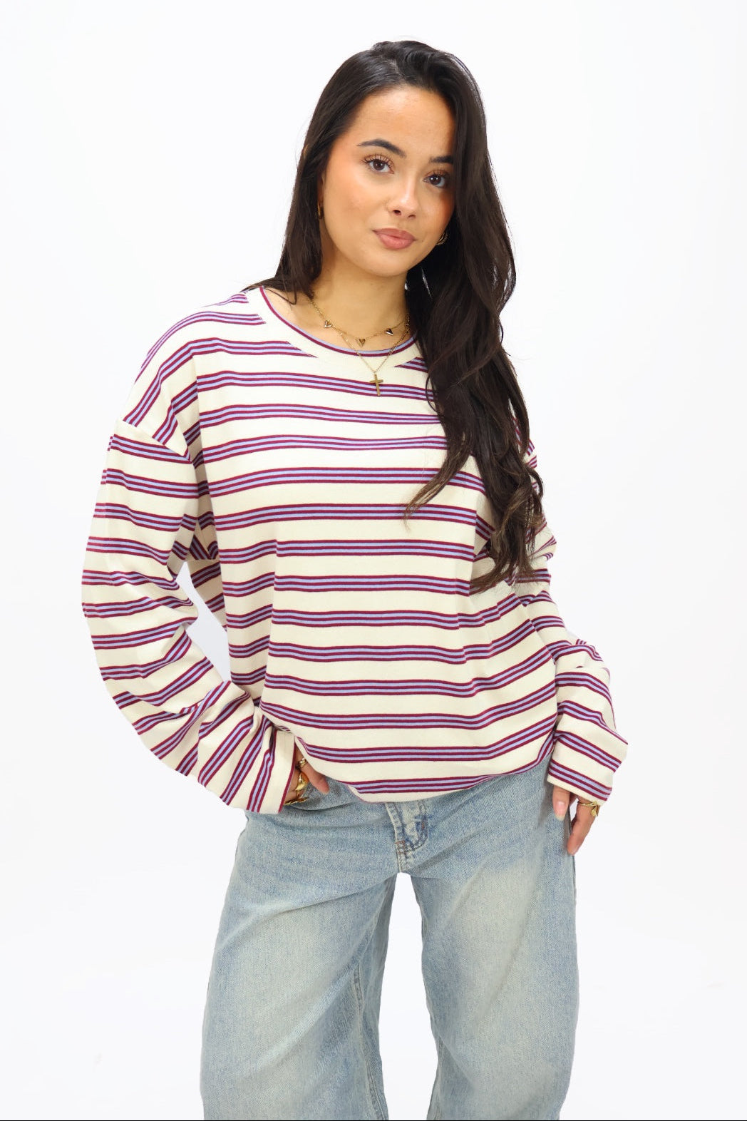 Cassie longsleeve - Creme