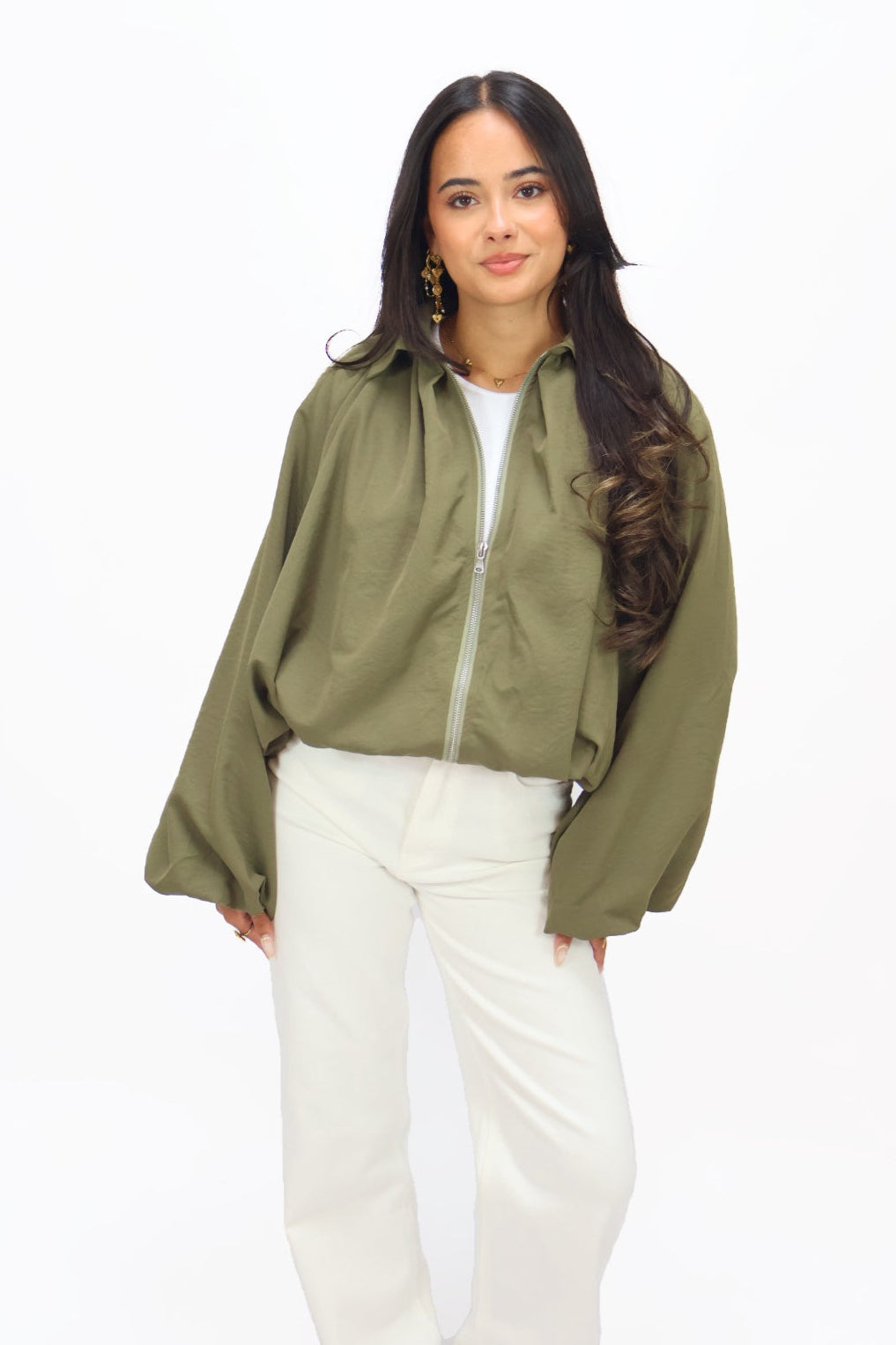 Maud Jacket - Army Green | Ambika