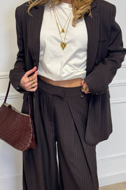 Valerie pantalon - Stripes Brown