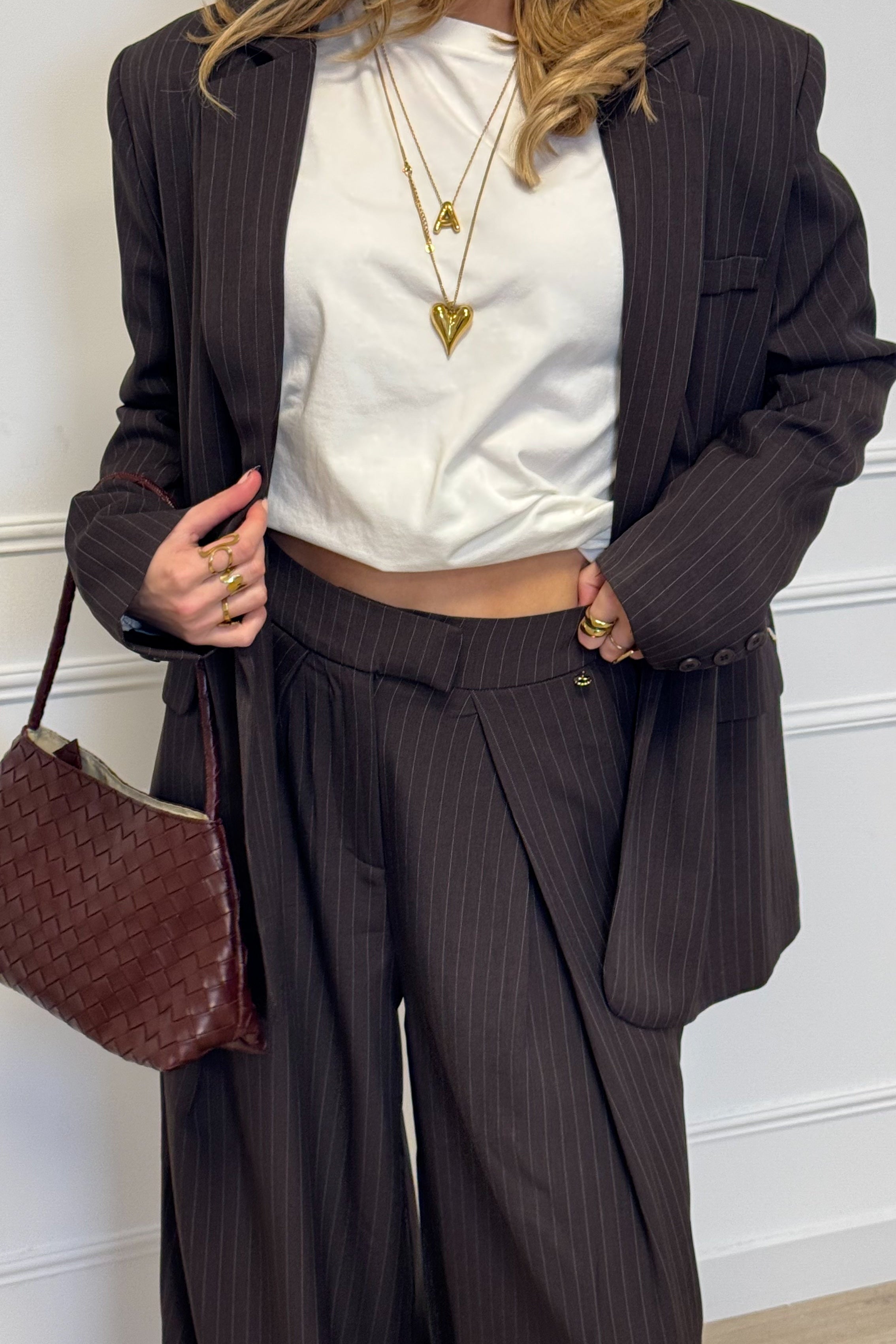 Valerie pantalon - Stripes Brown