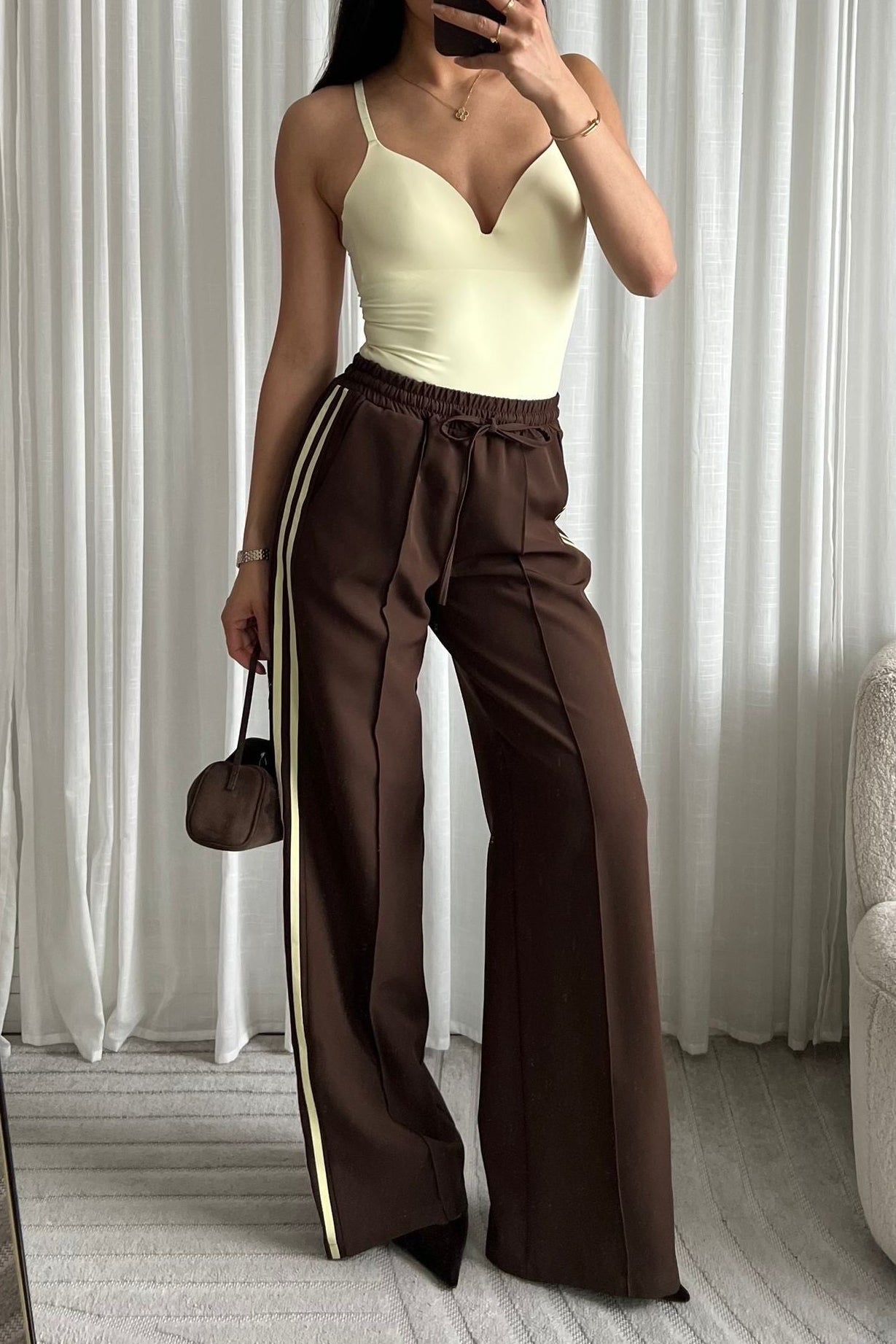 Tobi Jogger - Brown/Yellow