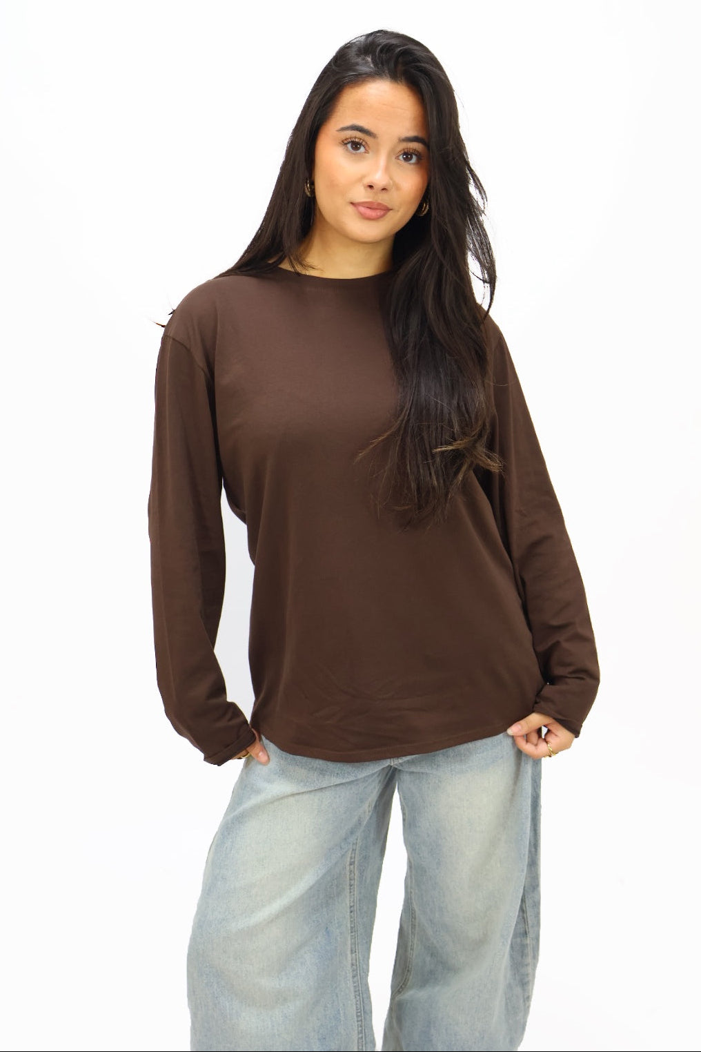 Basic Longsleeve - Brown