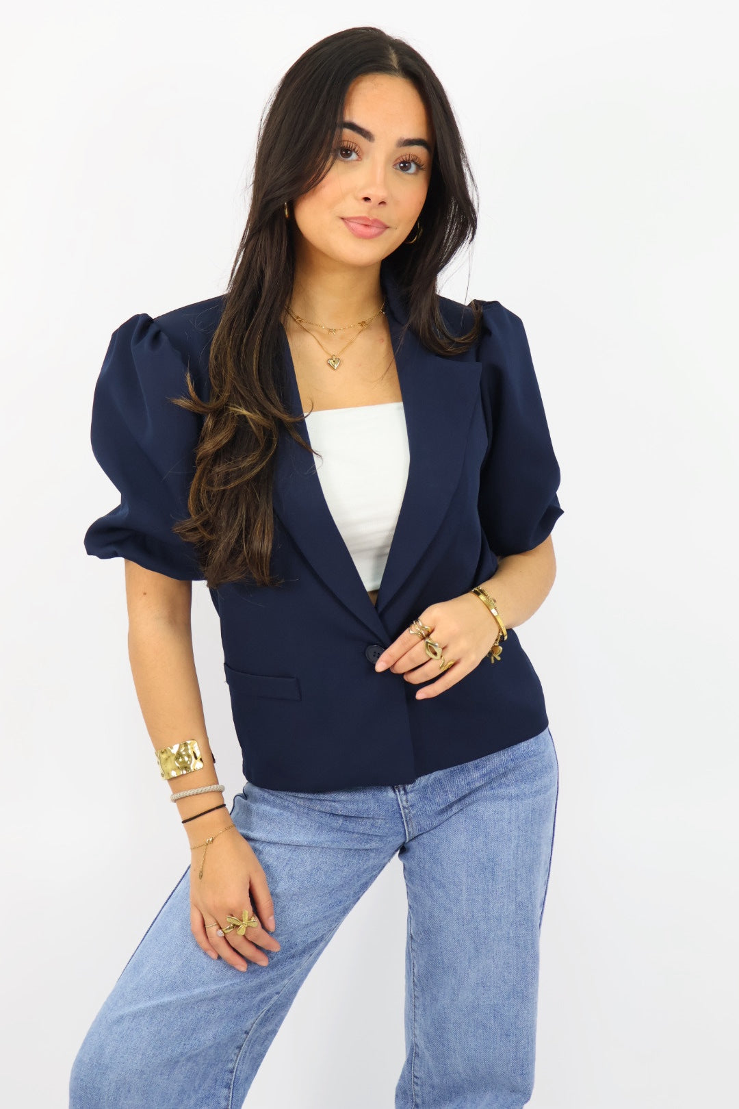 Puff blazer Lisa - Navy